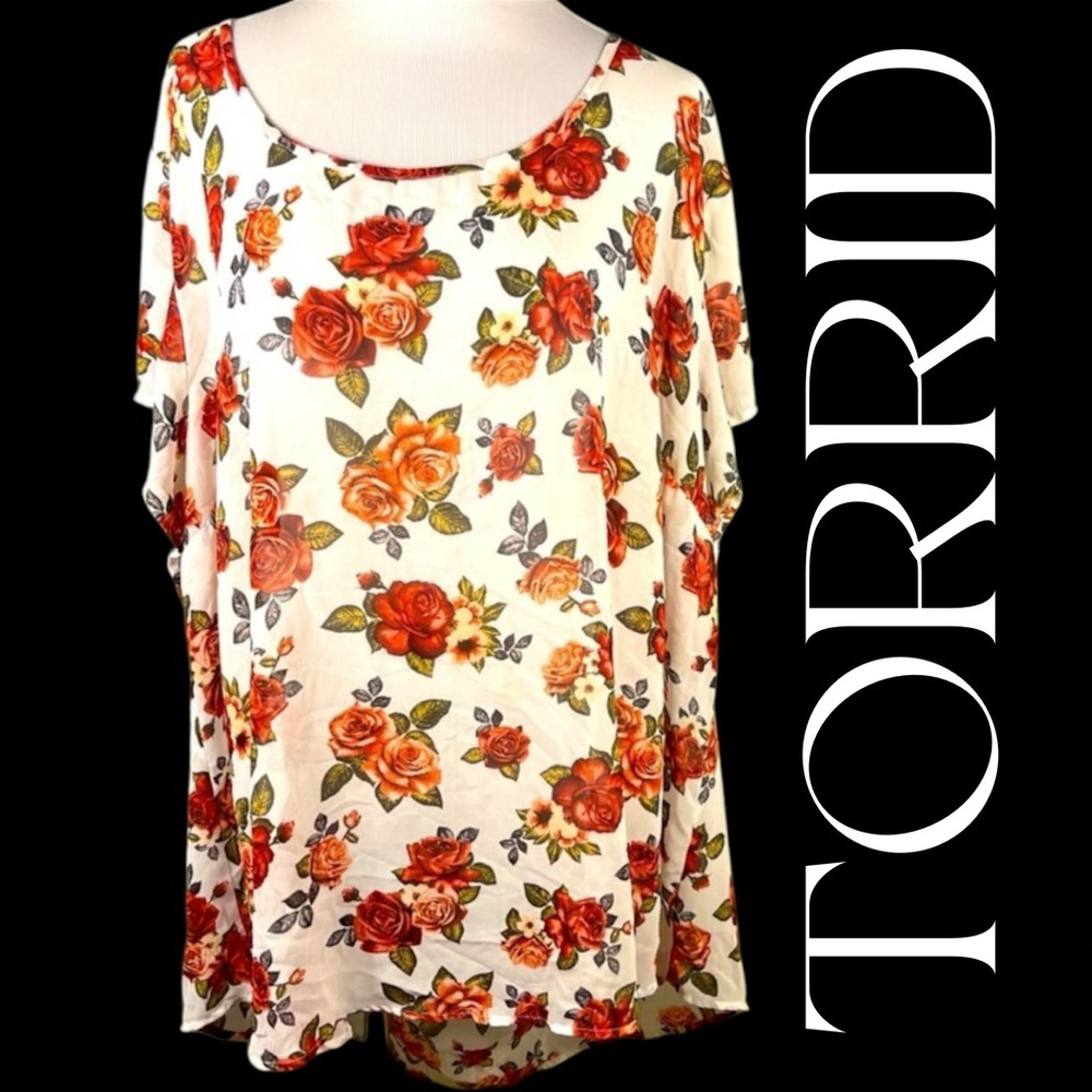 Torrid 5 gossamer blouse